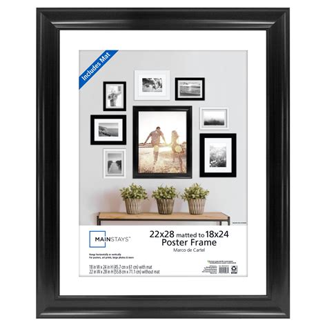 large picture frames walmart|standard picture frame sizes walmart.